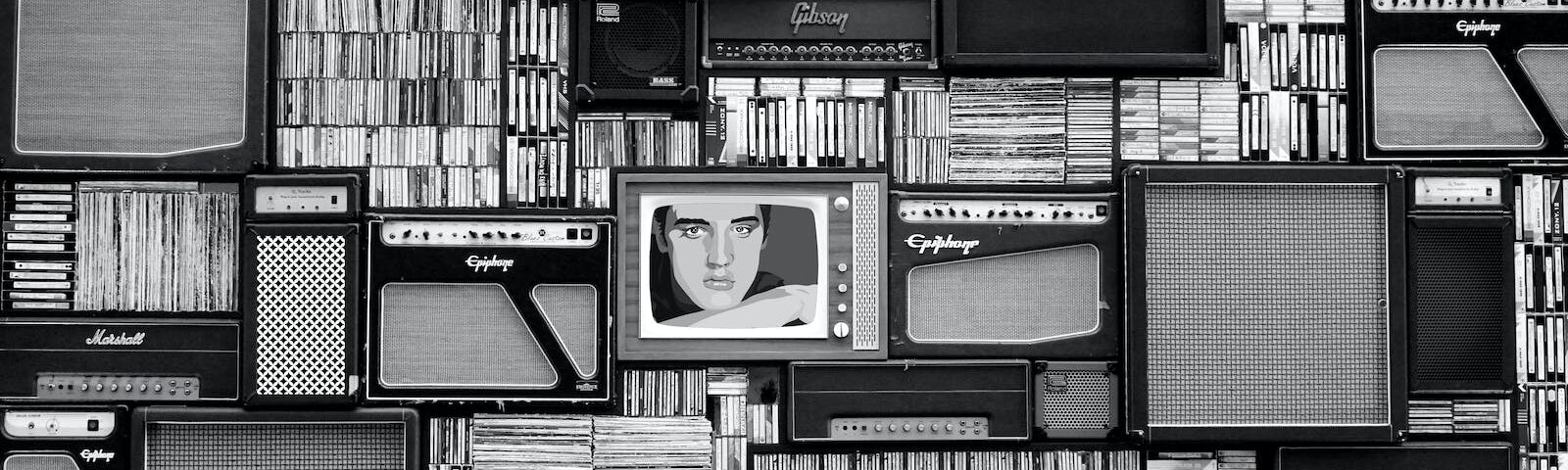 Elvis Presley Digital Wallpaper
